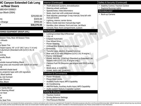 Certified 2017 GMC Canyon 4x4 Extended Cab image 54