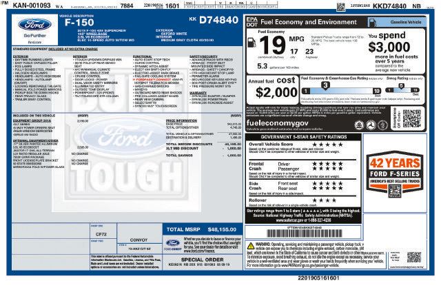 Used 2019 Ford F150 XLT w/ Equipment Group 301A Mid AWD/4WD image 17
