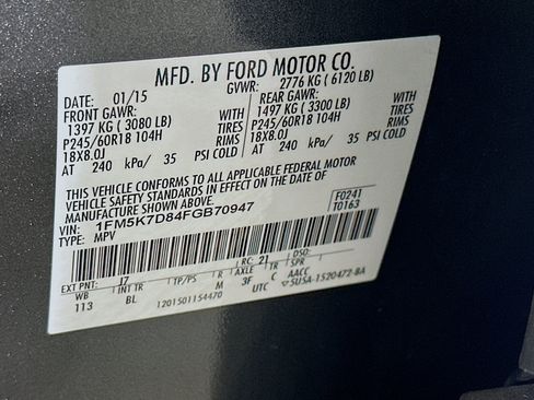 Used 2015 Ford Explorer XLT w/ Equipment Group 202B FWD image 12