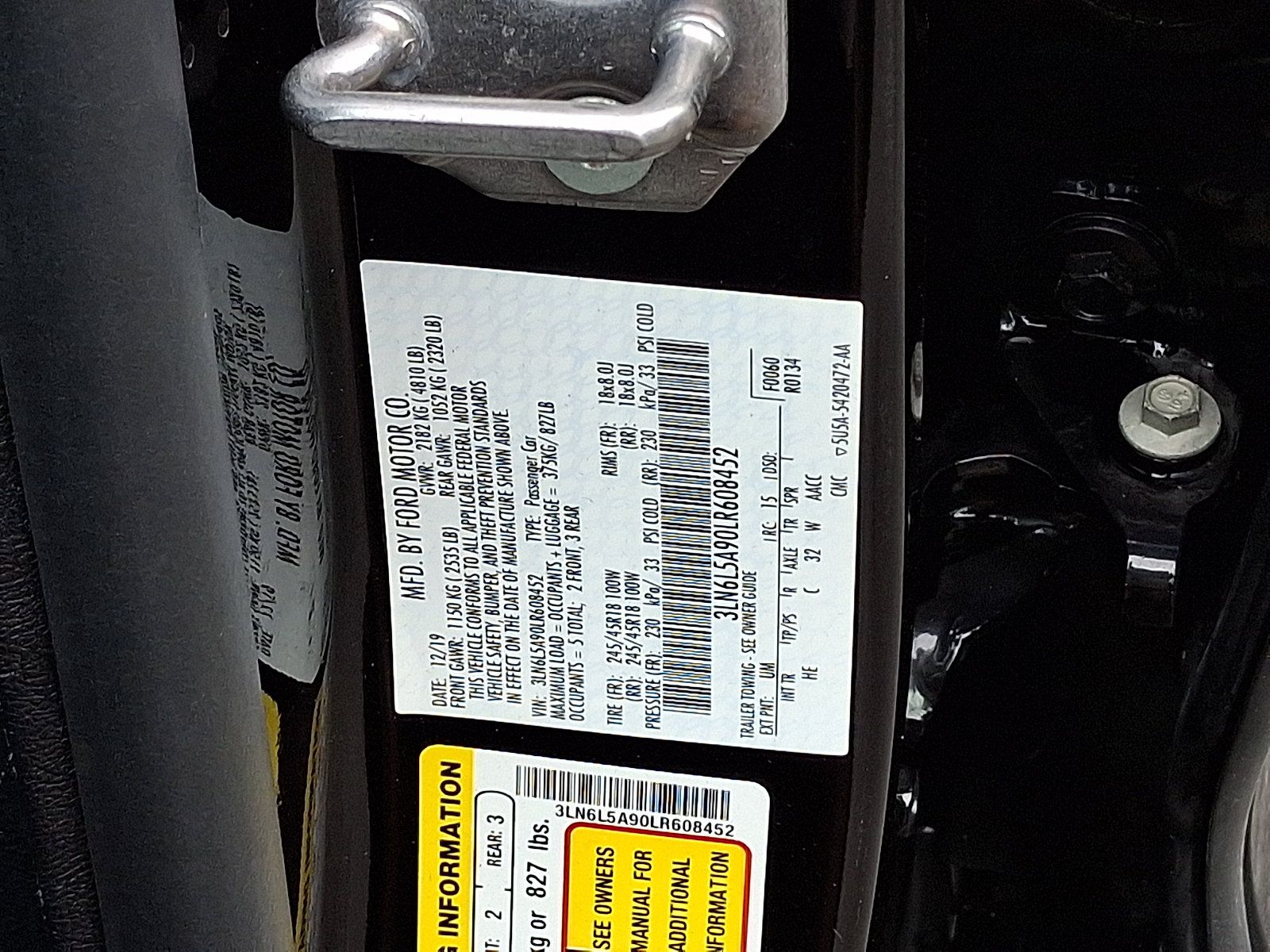 Used 2020 Lincoln MKZ FWD image 25