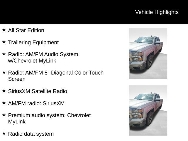 Used 2015 Chevrolet Silverado 1500 LT w/ All Star Edition AWD/4WD image 6