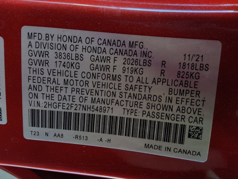 Used 2022 Honda Civic LX image 33