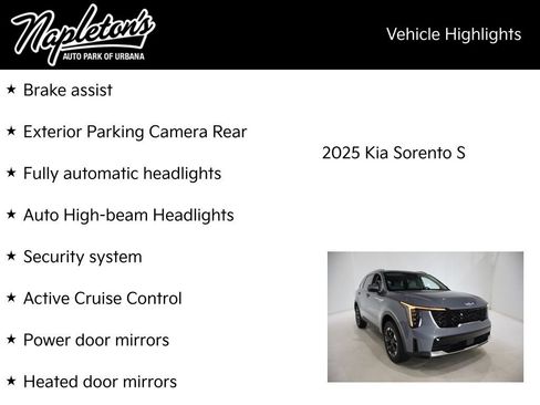 New 2025 Kia Sorento S image 16