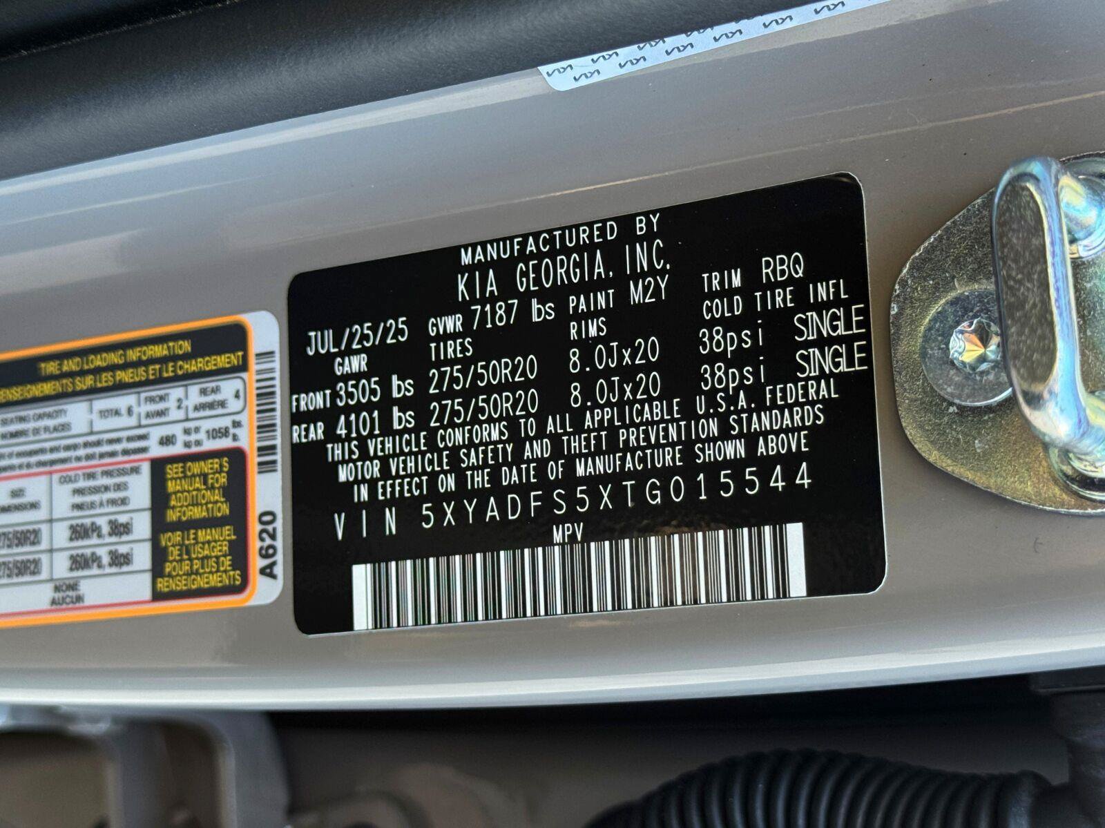 Used 2026 Kia EV9 Land w/ Nightfall Edition Package AWD/4WD image 49