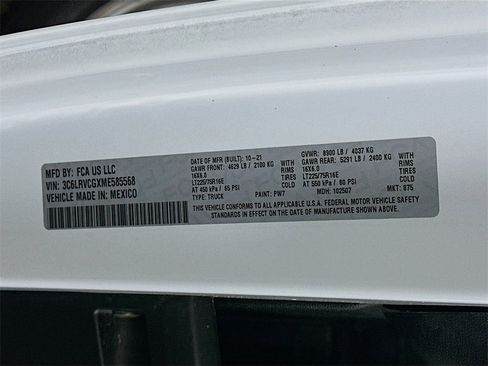 Used 2021 RAM ProMaster 2500 image 35