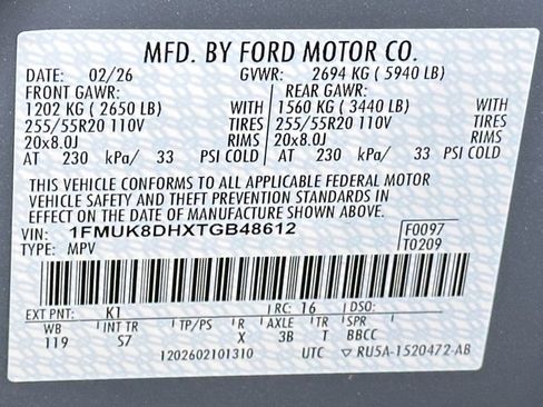 New 2026 Ford Explorer Active w/ Active Comfort Package AWD/4WD image 48