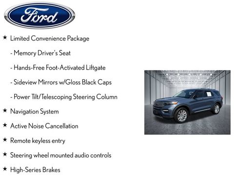 Used 2021 Ford Explorer Limited w/ Hybrid Equipment Group 310A AWD/4WD image 9