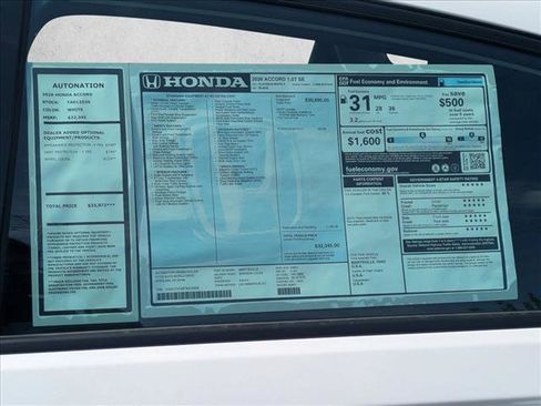 New 2026 Honda Accord SE image 17