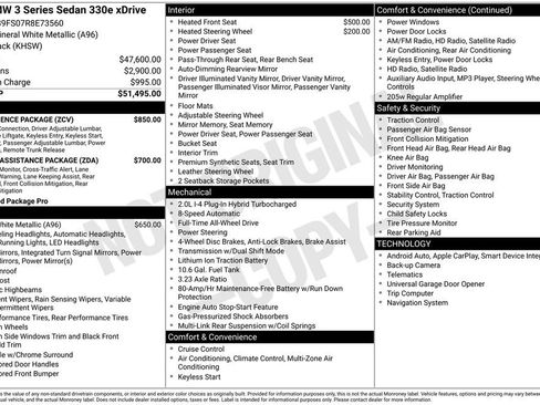 Used 2024 BMW 330e xDrive image 8