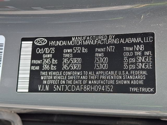 Used 2024 Hyundai Santa Cruz Night AWD/4WD image 28