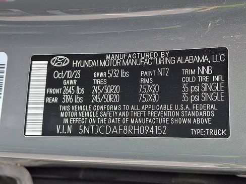 Used 2024 Hyundai Santa Cruz Night AWD/4WD image 28
