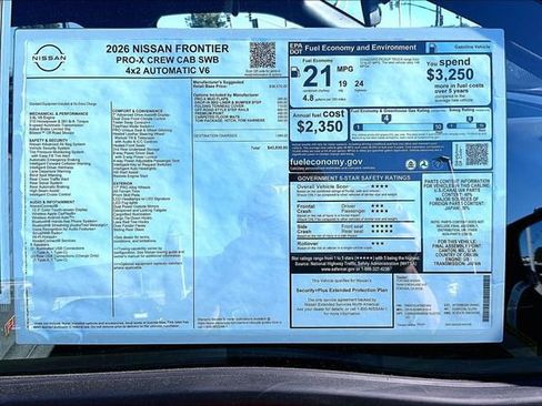 New 2026 Nissan Frontier Pro-X w/ Tow Package image 14