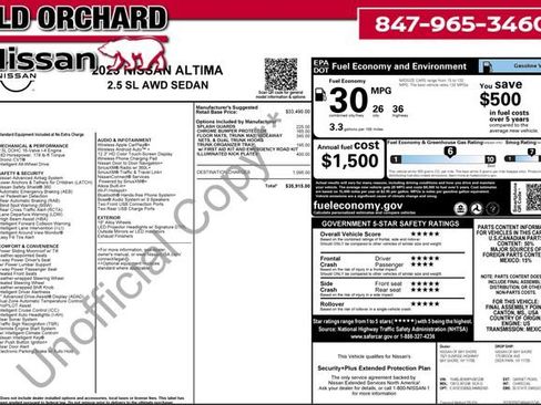 Used 2023 Nissan Altima 2.5 SL image 8