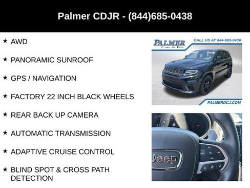 Used 2018 Jeep Grand Cherokee Trackhawk AWD/4WD image 6