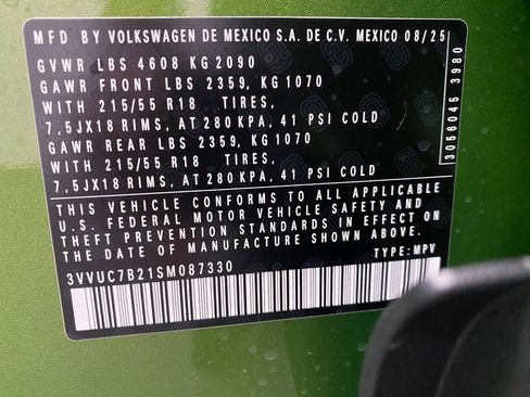 New 2025 Volkswagen Taos SE image 29