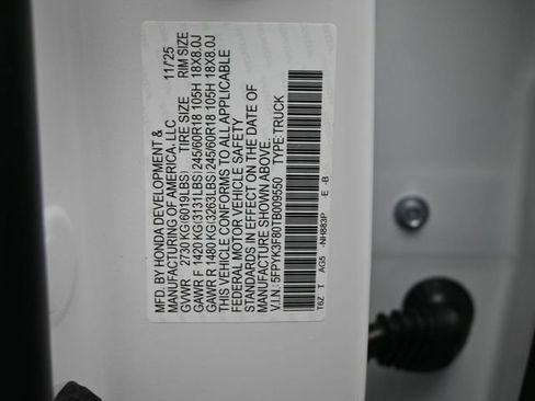 New 2026 Honda Ridgeline Black Edition image 20