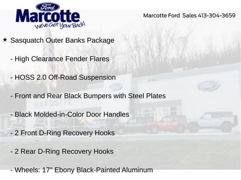Certified 2026 Ford Bronco Sport Outer Banks w/ Sasquatch Outer Banks Package AWD/4WD image 12