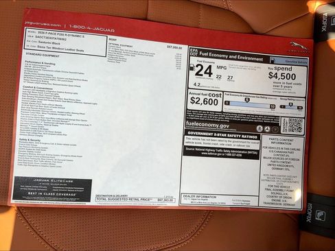 New 2026 Jaguar F-PACE R-Dynamic S image 11