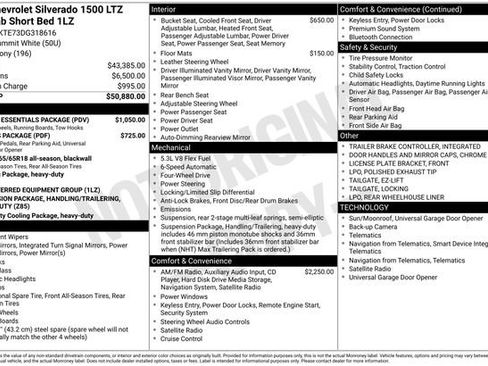Used 2013 Chevrolet Silverado 1500 LTZ w/ Chrome Essentials Package AWD/4WD image 17