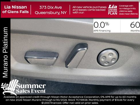 New 2026 Nissan Murano Platinum w/ Cargo Package AWD/4WD image 12