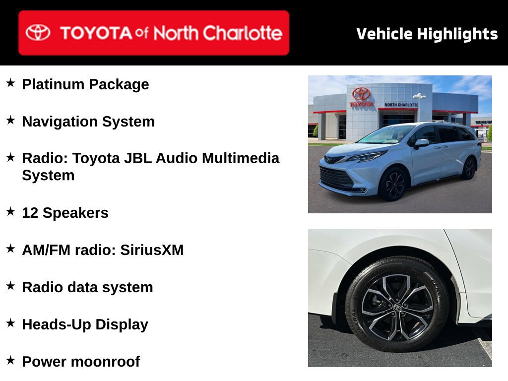 Used 2025 Toyota Sienna Platinum AWD/4WD image 4