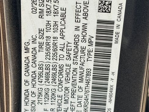 New 2026 Honda CR-V EX-L image 21