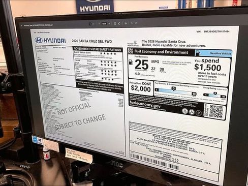New 2026 Hyundai Santa Cruz SEL image 14