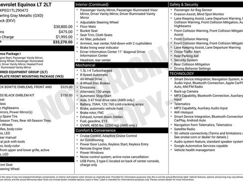 Used 2026 Chevrolet Equinox LT AWD/4WD image 14