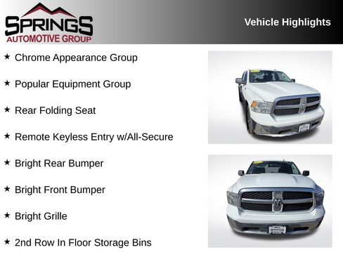 Used 2022 RAM 1500 Tradesman w/ Popular Equipment Group image 2