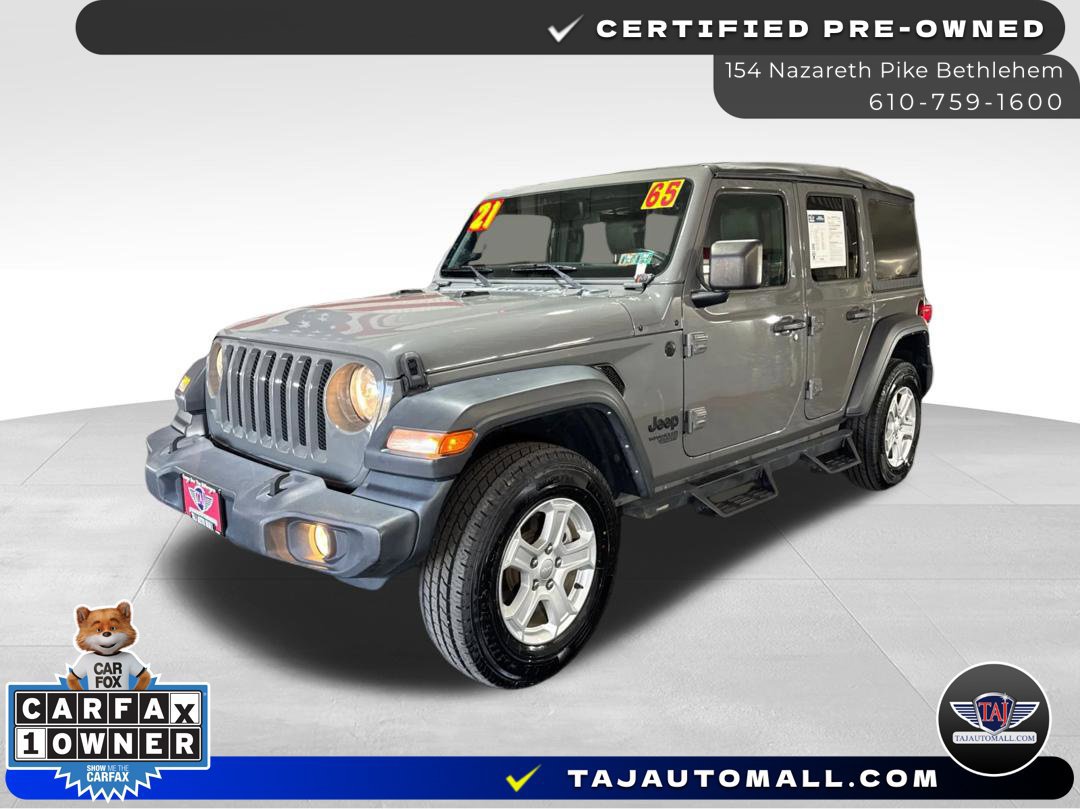 Used 2021 Jeep Wrangler Unlimited Sport AWD/4WD image 1