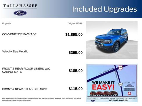 New 2025 Ford Bronco Sport Big Bend w/ Convenience Package image 3