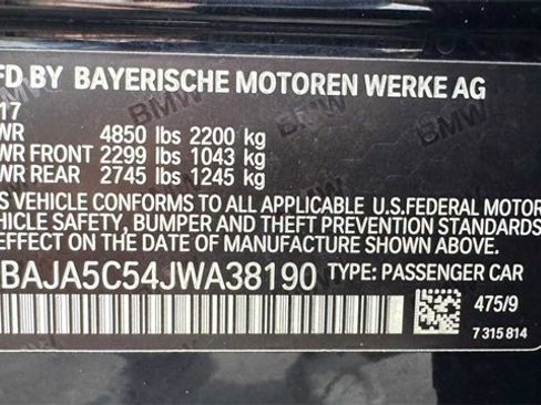 Used 2018 BMW 530i image 36