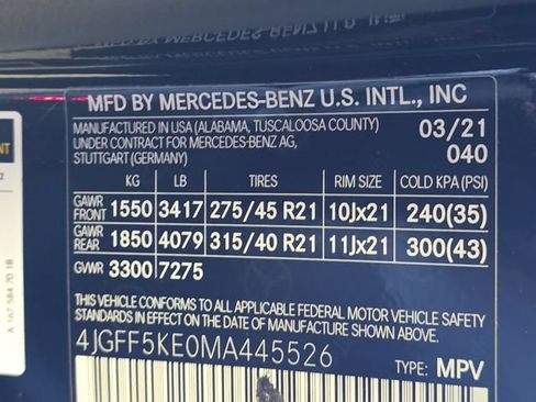 Used 2021 Mercedes-Benz GLS 450 4MATIC image 38