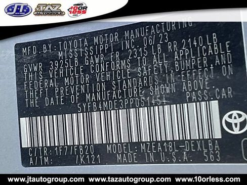 Used 2023 Toyota Corolla LE FWD image 21