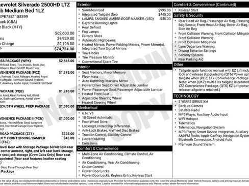 Used 2025 Chevrolet Silverado 2500 LTZ w/ Trail Boss Package AWD/4WD image 26
