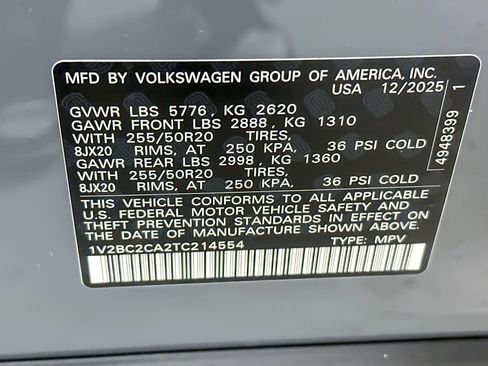 New 2026 Volkswagen Atlas Cross Sport SEL AWD/4WD image 27
