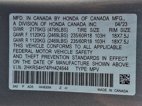 Certified 2023 Honda CR-V EX-L image 29