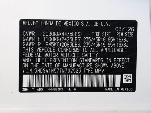 Certified 2026 Acura ADX A-Spec FWD image 38