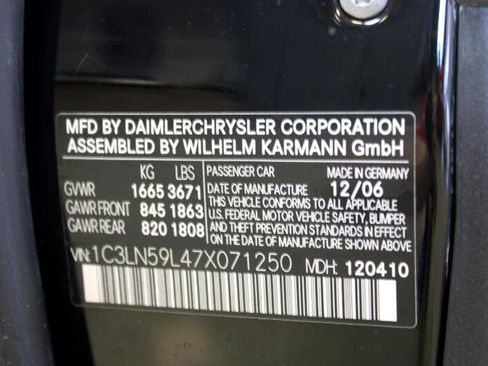 Used 2007 Chrysler Crossfire Coupe image 29