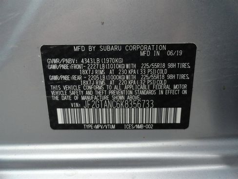 Used 2019 Subaru Crosstrek 2.0i Limited w/ Moonroof Package w/Navigation image 22