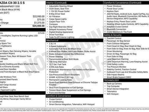 Used 2023 MAZDA CX-30 AWD 2.5 S image 3