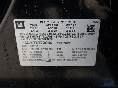 Used 2015 Chevrolet Silverado 1500 LTZ image 36