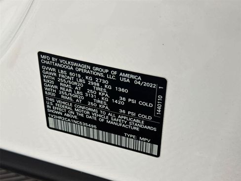 Used 2022 Volkswagen Atlas SE AWD/4WD image 32
