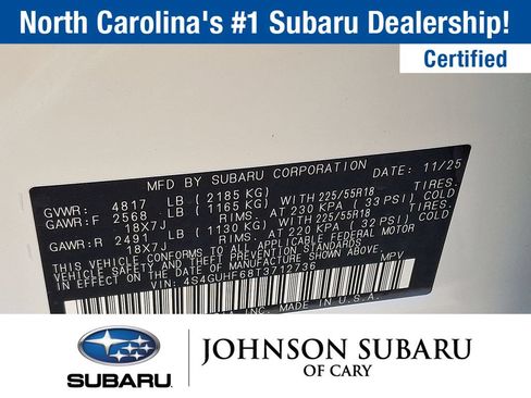 Used 2026 Subaru Crosstrek 2.5i Sport AWD/4WD image 18