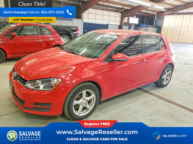 Used 2016 Volkswagen Golf S FWD image 1