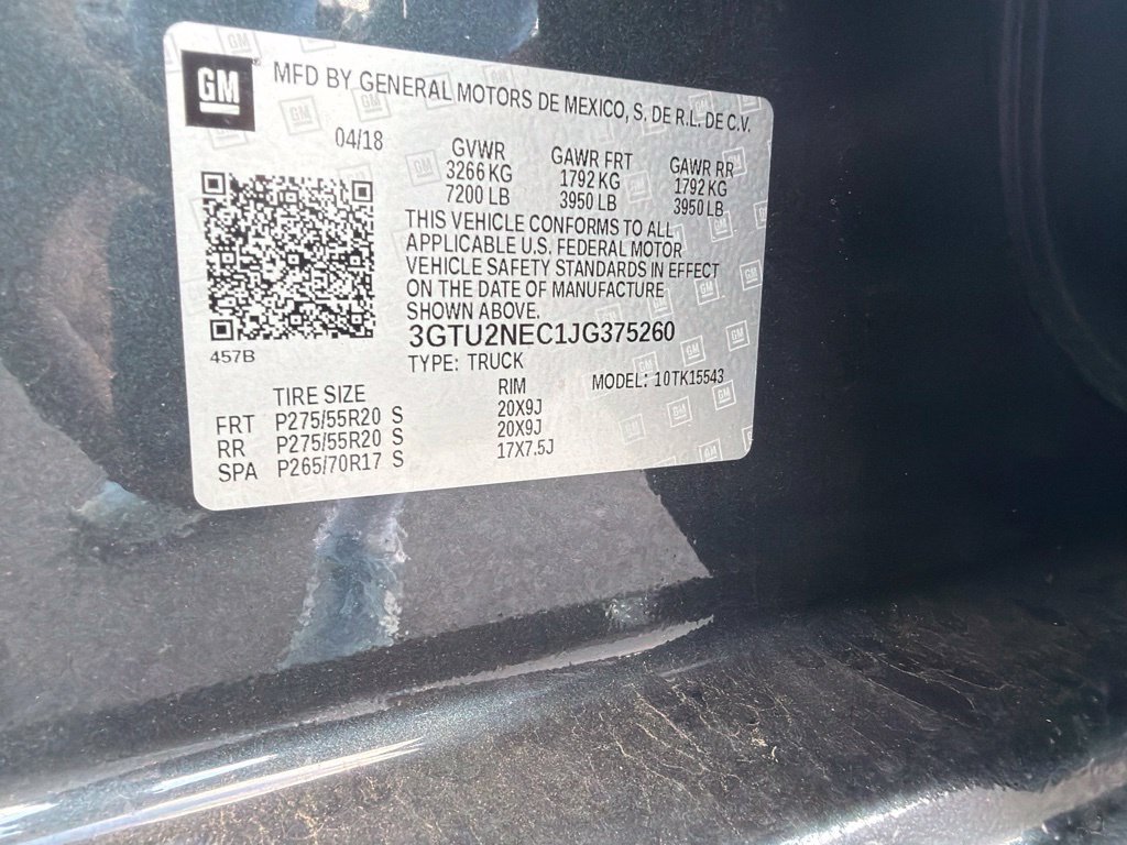 Used 2018 GMC Sierra 1500 SLT w/ SLT Premium Package AWD/4WD image 19