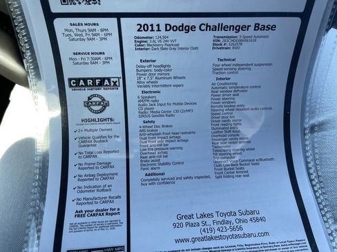 Used 2011 Dodge Challenger RWD image 27