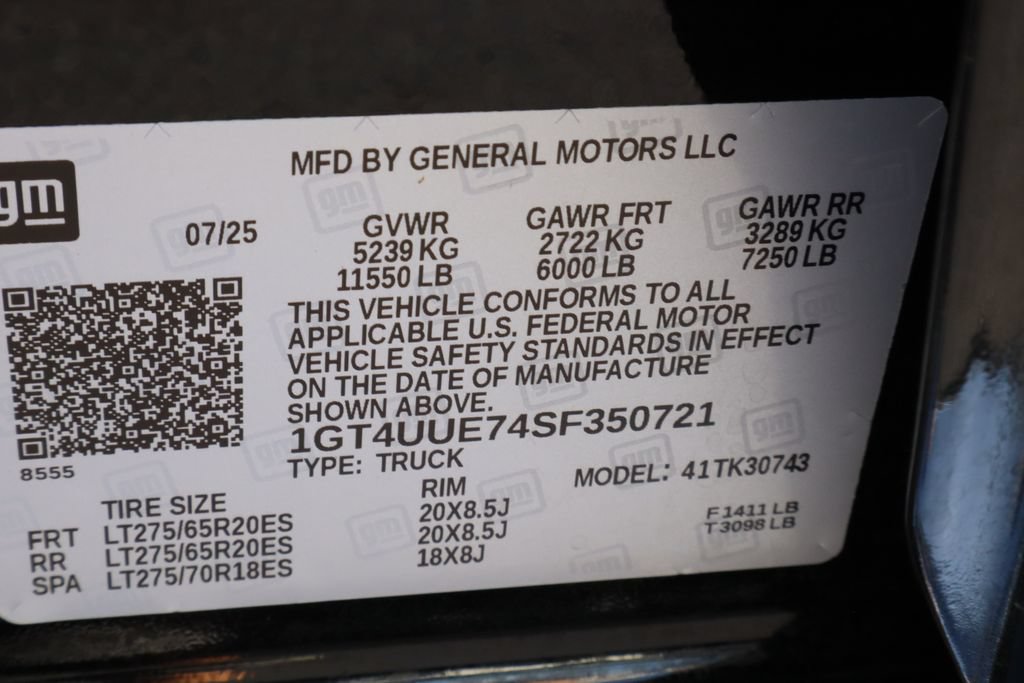 Certified 2025 GMC Sierra 3500 SLT w/ SLT Premium Package AWD/4WD image 35