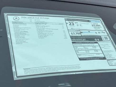 New 2026 Mercedes-Benz CLE 53 AMG 4MATIC Coupe image 29