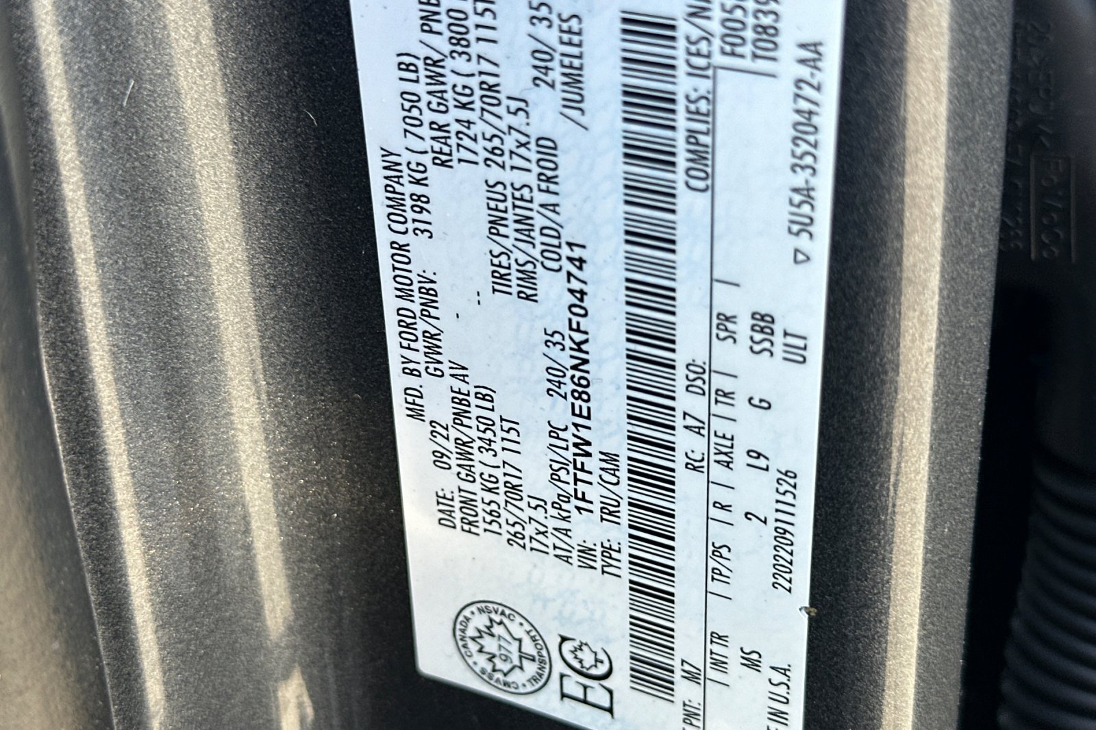Used 2022 Ford F150 XLT AWD/4WD image 26